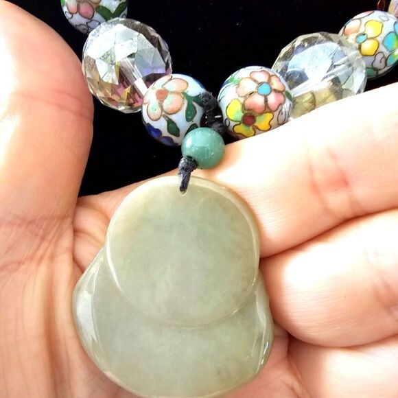 Buda Neclace With Stones - Picture 2 of 5